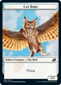 Cat Bird // Human Soldier (004) Double-Sided Token [Ikoria: Lair of Behemoths Tokens] | Game Grid - Logan