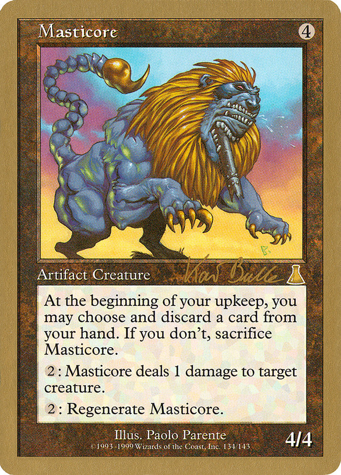 Masticore (Kai Budde) [World Championship Decks 1999] | Game Grid - Logan