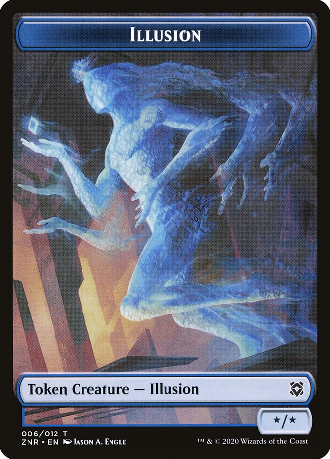 Illusion Token [Zendikar Rising Tokens] | Game Grid - Logan