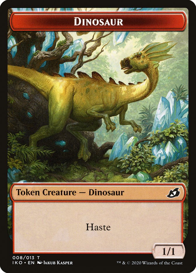 Dinosaur Token [Ikoria: Lair of Behemoths Tokens] | Game Grid - Logan