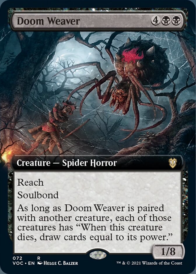 Doom Weaver (Extended Art) [Innistrad: Crimson Vow Commander] | Game Grid - Logan