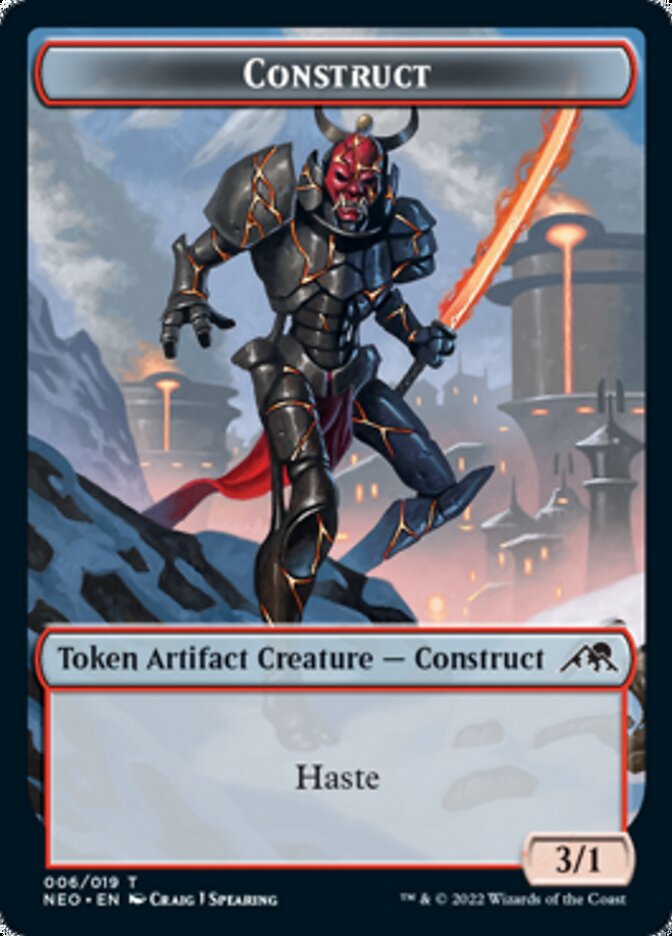 Construct (006) // Blood (017) Double-Sided Token [Challenger Decks 2022 Tokens] | Game Grid - Logan