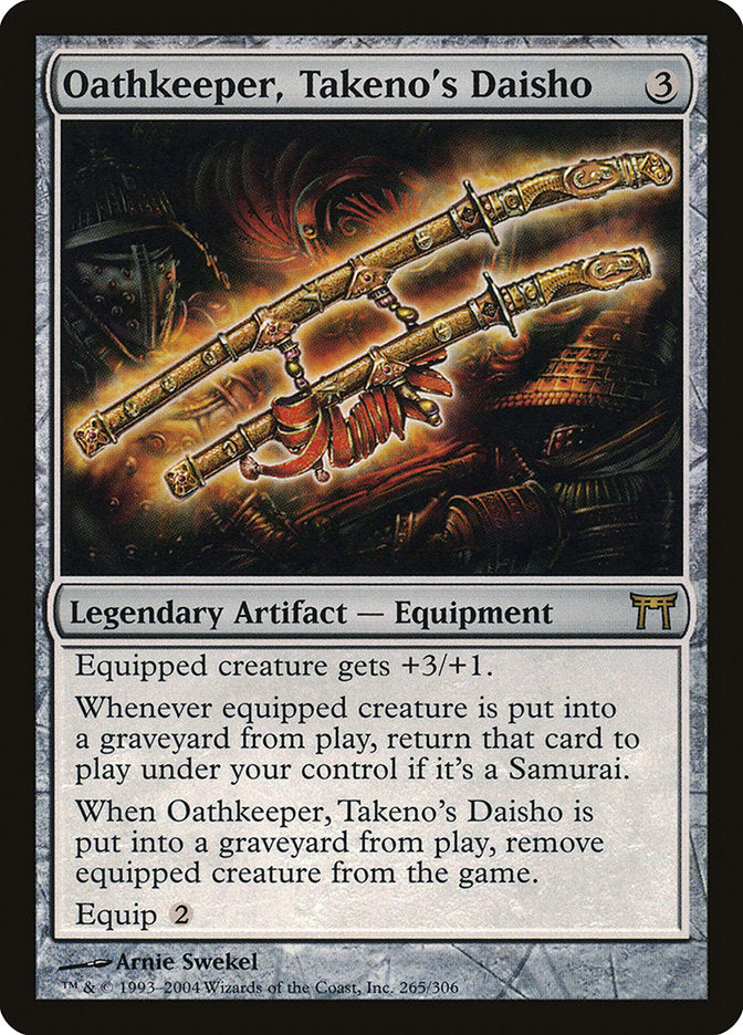 Oathkeeper, Takeno's Daisho [Champions of Kamigawa] | Game Grid - Logan