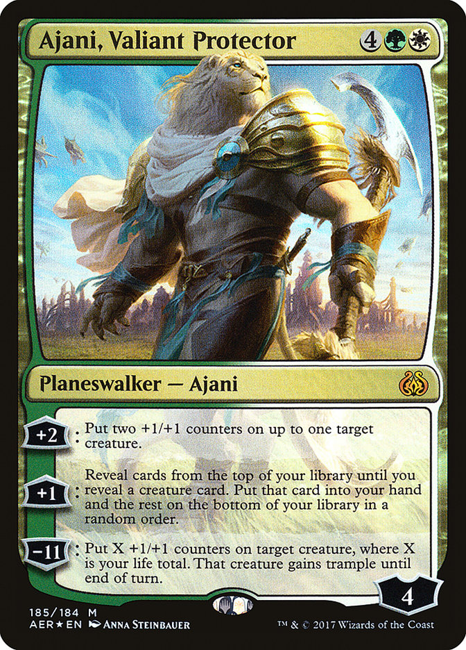 Ajani, Valiant Protector [Aether Revolt] | Game Grid - Logan