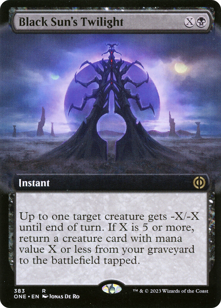 Black Sun's Twilight (Extended Art) [Phyrexia: All Will Be One] | Game Grid - Logan
