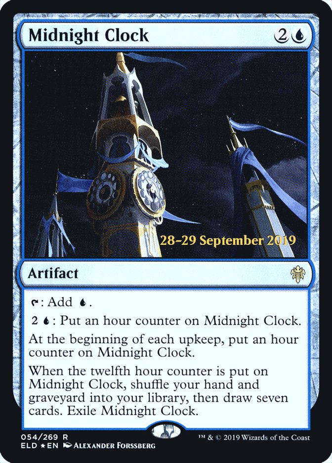 Midnight Clock [Throne of Eldraine Prerelease Promos] | Game Grid - Logan