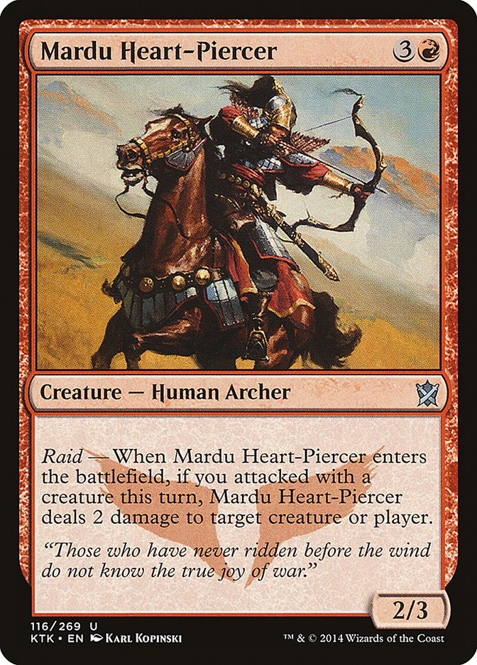 Mardu Heart-Piercer [Khans of Tarkir] | Game Grid - Logan