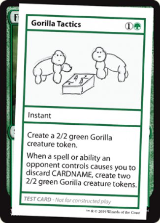 Gorilla Tactics (2021 Edition) [Mystery Booster Playtest Cards] | Game Grid - Logan