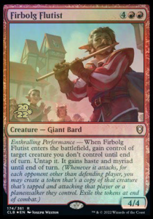 Firbolg Flutist [Commander Legends: Battle for Baldur's Gate Prerelease Promos] | Game Grid - Logan