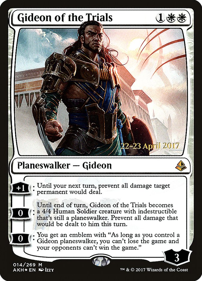 Gideon of the Trials [Amonkhet Prerelease Promos] | Game Grid - Logan