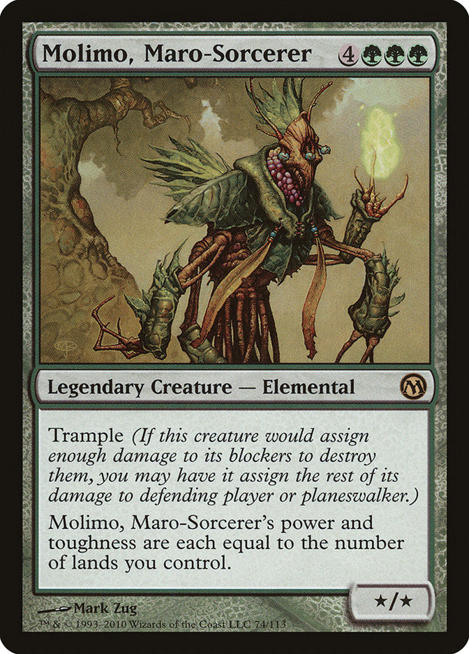 Molimo, Maro-Sorcerer [Duels of the Planeswalkers] | Game Grid - Logan