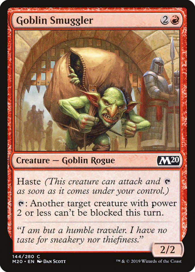 Goblin Smuggler [Core Set 2020] | Game Grid - Logan