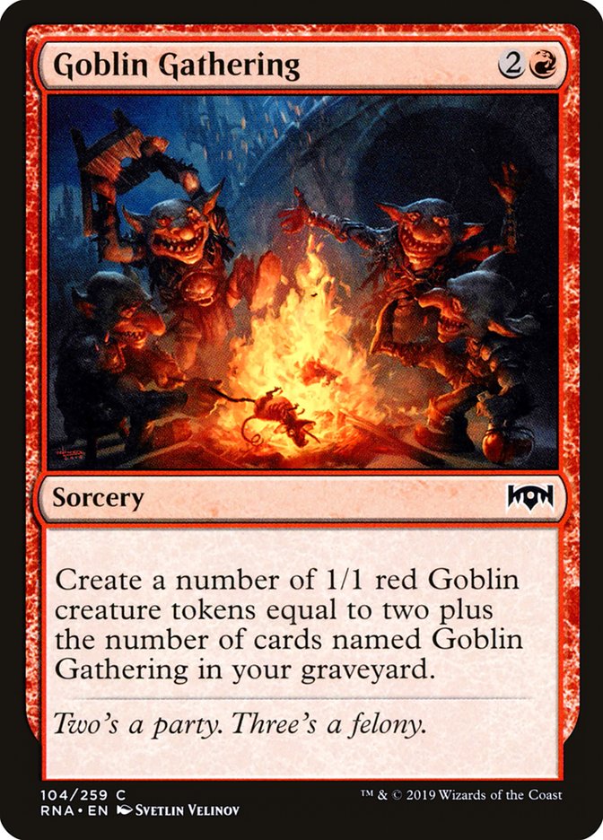 Goblin Gathering [Ravnica Allegiance] | Game Grid - Logan