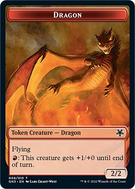 Dragon // Elf Warrior Double-Sided Token [Game Night: Free-for-All Tokens] | Game Grid - Logan
