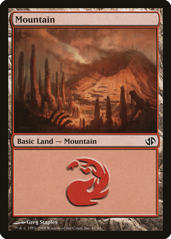 Mountain (61) [Duel Decks: Jace vs. Chandra] | Game Grid - Logan
