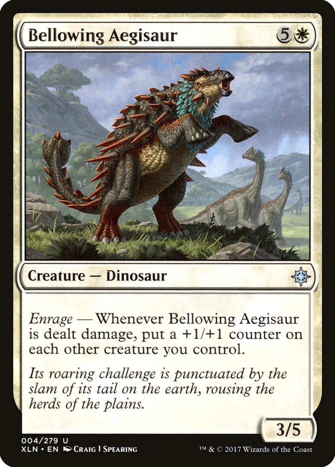 Bellowing Aegisaur [Ixalan] | Game Grid - Logan