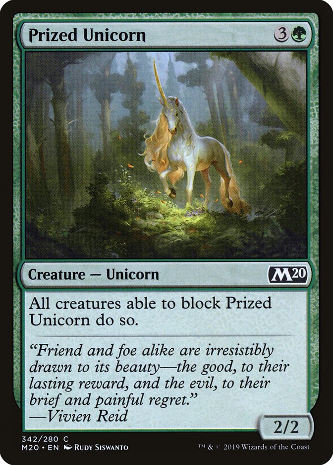 Prized Unicorn [Core Set 2020] | Game Grid - Logan