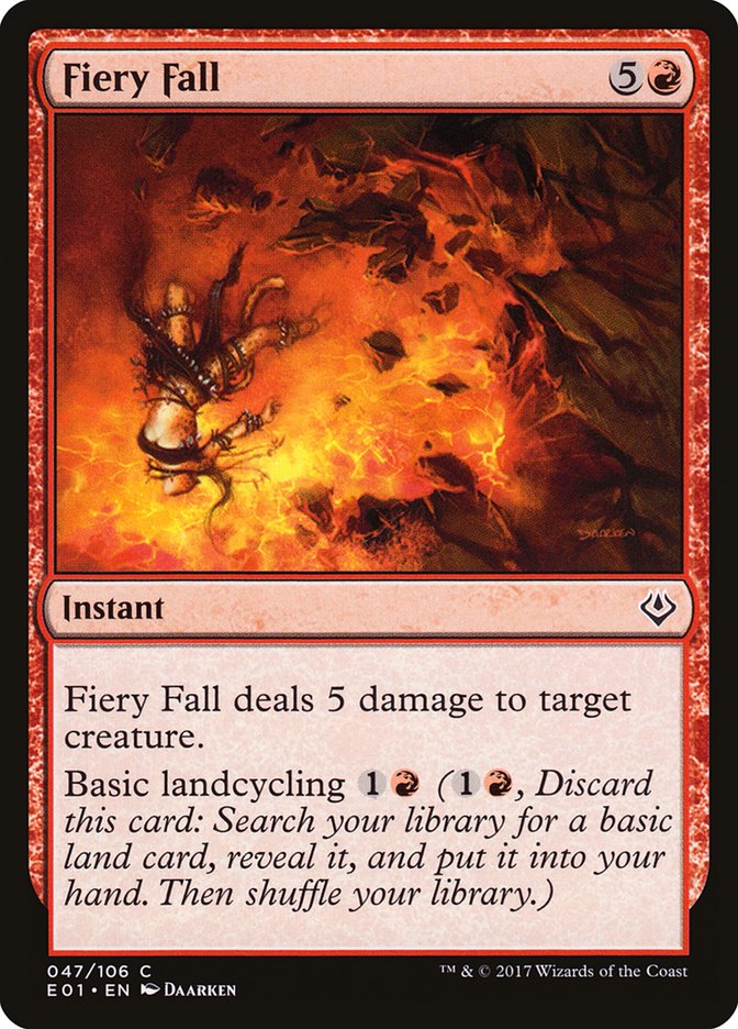 Fiery Fall [Archenemy: Nicol Bolas] | Game Grid - Logan