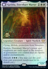 Katilda, Dawnhart Martyr // Katilda's Rising Dawn [Innistrad: Crimson Vow Prerelease Promos] | Game Grid - Logan