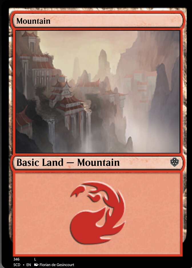 Mountain (346) [Starter Commander Decks] | Game Grid - Logan