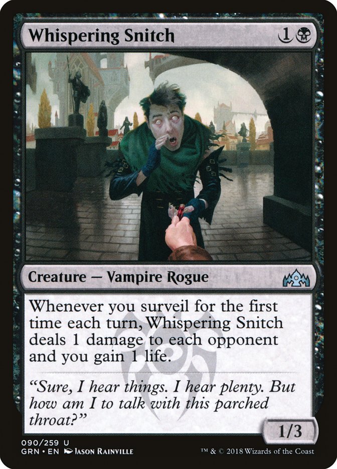 Whispering Snitch [Guilds of Ravnica] | Game Grid - Logan