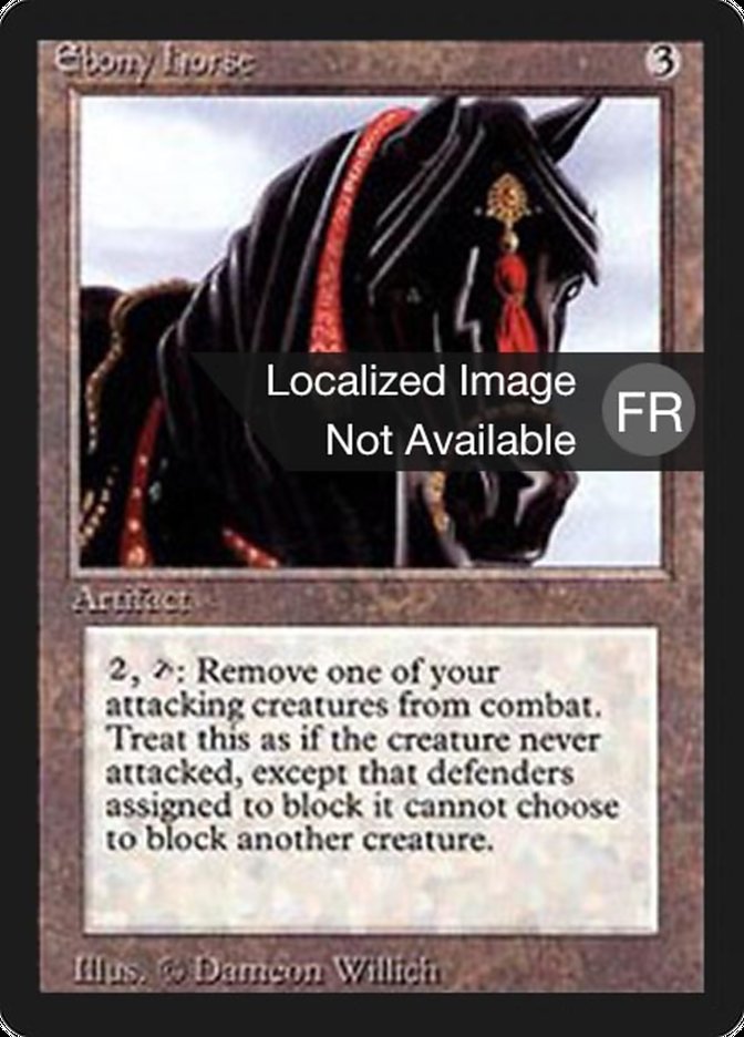 Ebony Horse [Foreign Black Border] | Game Grid - Logan