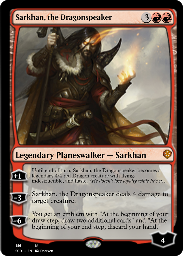 Sarkhan, the Dragonspeaker [Starter Commander Decks] | Game Grid - Logan