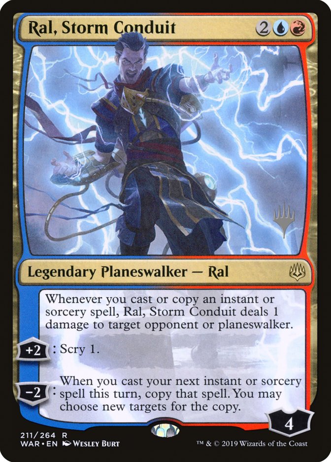 Ral, Storm Conduit (Promo Pack) [War of the Spark Promos] | Game Grid - Logan