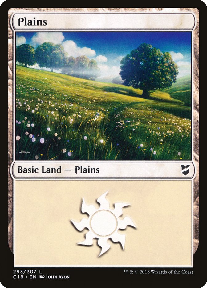 Plains (293) [Commander 2018] | Game Grid - Logan
