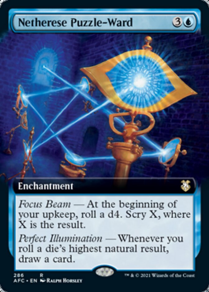 Netherese Puzzle-Ward (Extended Art) [Dungeons & Dragons: Adventures in the Forgotten Realms Commander] | Game Grid - Logan