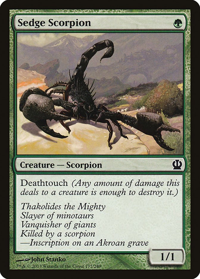 Sedge Scorpion [Theros] | Game Grid - Logan