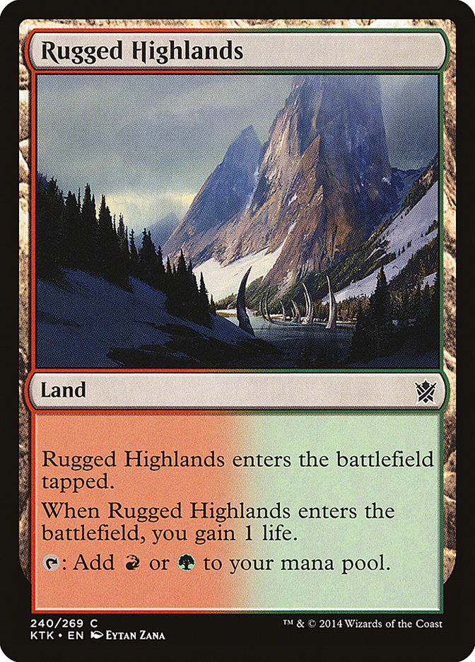 Rugged Highlands [Khans of Tarkir] | Game Grid - Logan