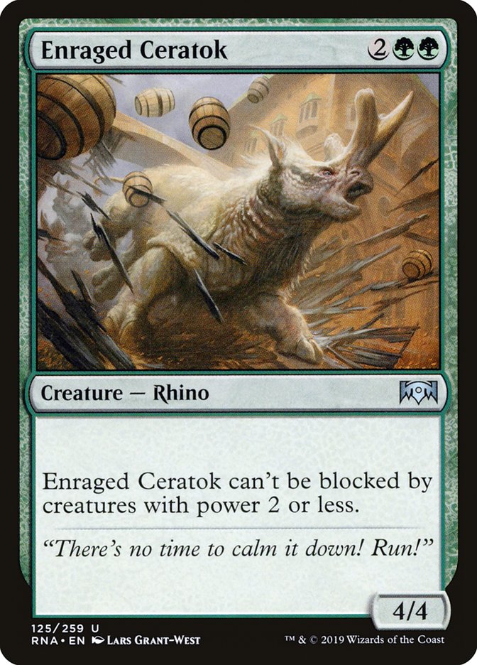 Enraged Ceratok [Ravnica Allegiance] | Game Grid - Logan