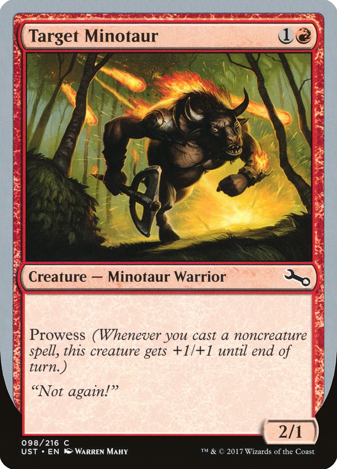 Target Minotaur (Fire Art) [Unstable] | Game Grid - Logan