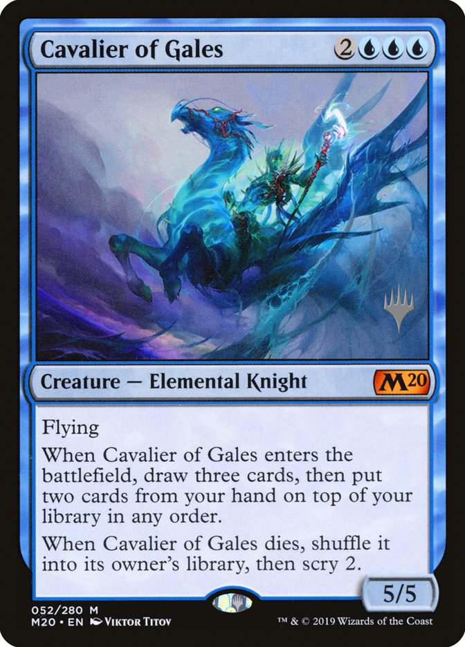 Cavalier of Gales (Promo Pack) [Core Set 2020 Promos] | Game Grid - Logan