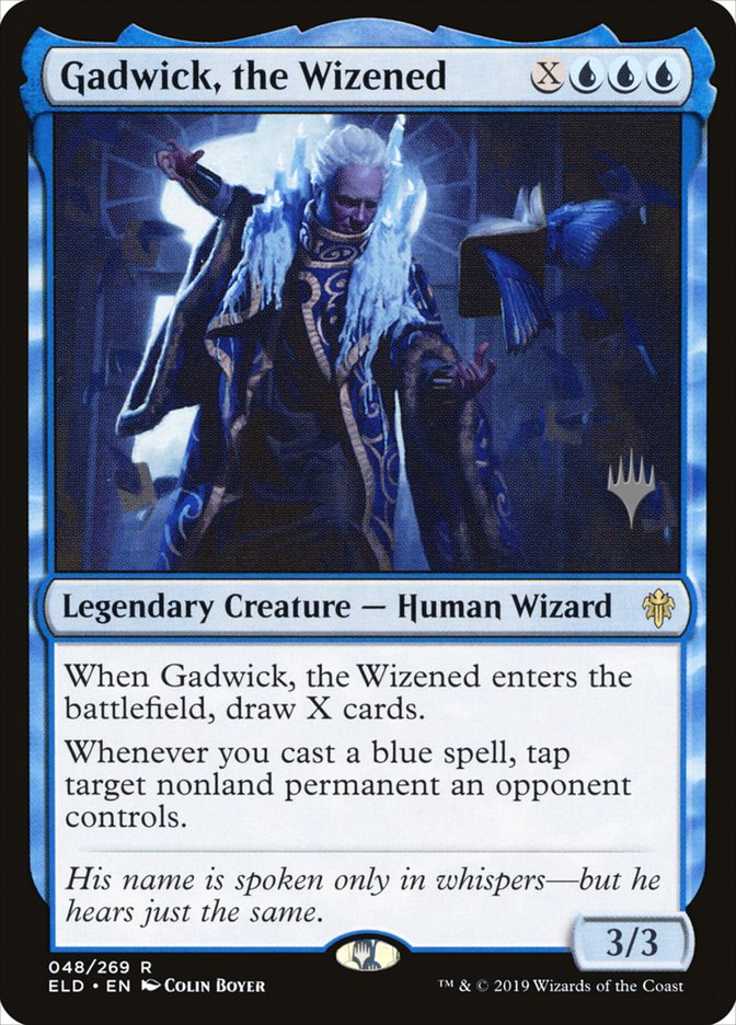 Gadwick, the Wizened (Promo Pack) [Throne of Eldraine Promos] | Game Grid - Logan