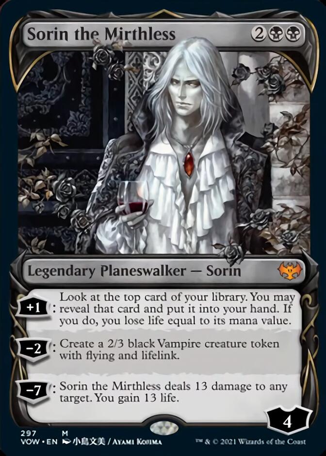 Sorin the Mirthless (Showcase Fang Frame) [Innistrad: Crimson Vow] | Game Grid - Logan