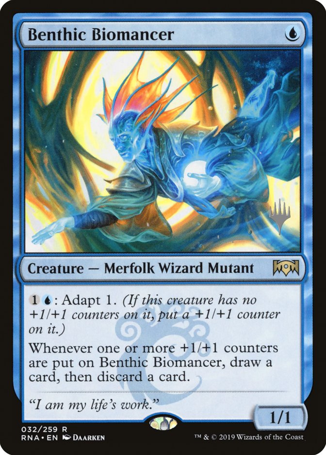 Benthic Biomancer (Promo Pack) [Ravnica Allegiance Promos] | Game Grid - Logan