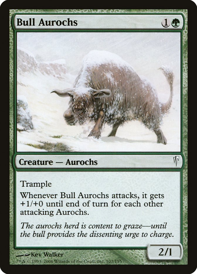 Bull Aurochs [Coldsnap] | Game Grid - Logan