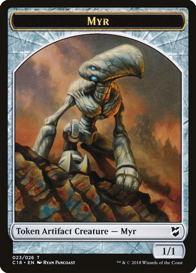 Myr Token (023/026) [Commander 2018 Tokens] | Game Grid - Logan