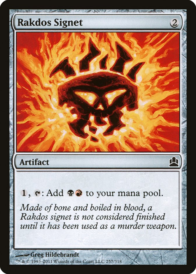 Rakdos Signet [Commander 2011] | Game Grid - Logan