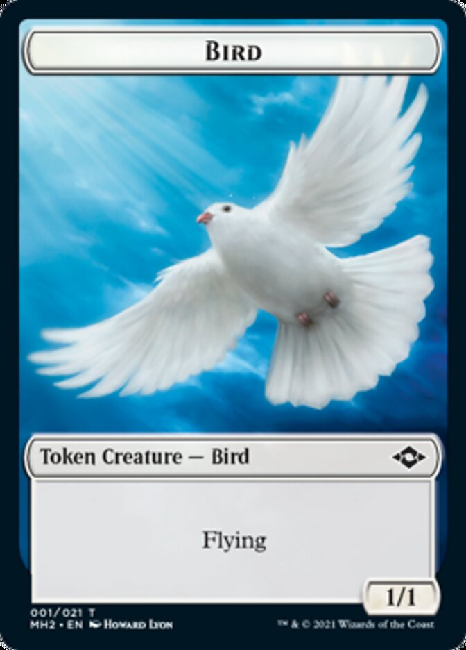 Bird // Food (17) Double-Sided Token [Modern Horizons 2 Tokens] | Game Grid - Logan