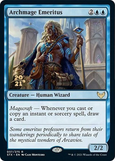 Archmage Emeritus [Strixhaven: School of Mages Prerelease Promos] | Game Grid - Logan