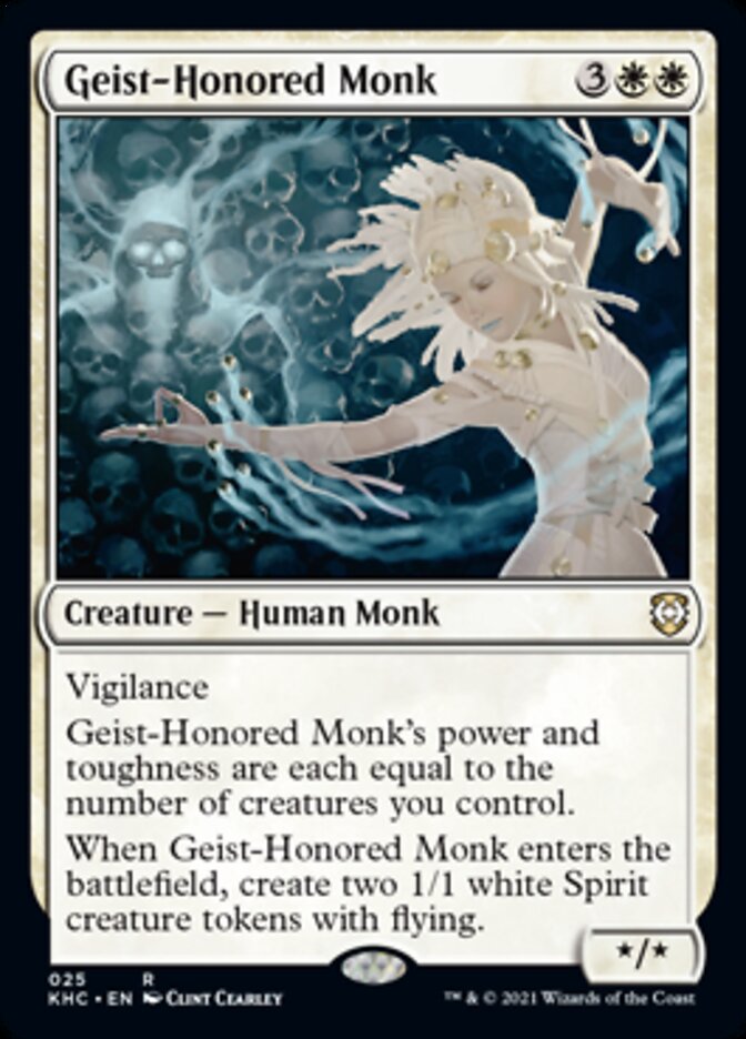 Geist-Honored Monk [Kaldheim Commander] | Game Grid - Logan