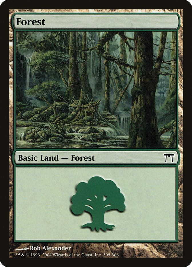 Forest (305) [Champions of Kamigawa] | Game Grid - Logan