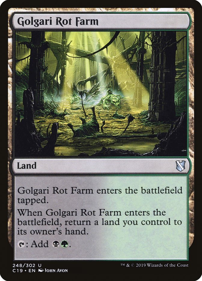 Golgari Rot Farm [Commander 2019] | Game Grid - Logan