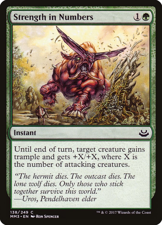 Strength in Numbers [Modern Masters 2017] | Game Grid - Logan