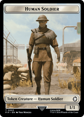 Energy Reserve // Human Soldier Double-Sided Token [Fallout Tokens] | Game Grid - Logan