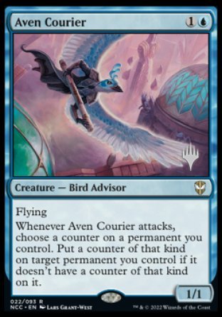 Aven Courier (Promo Pack) [Streets of New Capenna Commander Promos] | Game Grid - Logan