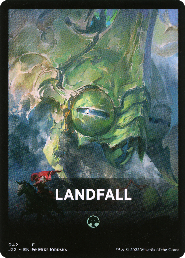 Landfall Theme Card [Jumpstart 2022 Front Cards] | Game Grid - Logan